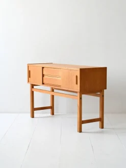 Pamono Vintage Scandinavian Sideboard in Light Teak, 1960s><noscript><img width=