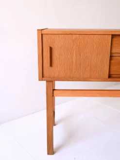 Pamono Vintage Scandinavian Sideboard in Light Teak, 1960s><noscript><img width=