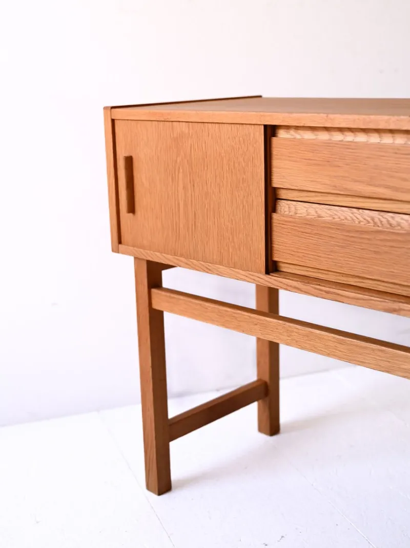 Pamono Vintage Scandinavian Sideboard in Light Teak, 1960s> Sideboards & Buffets