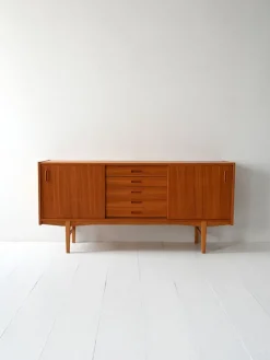 Pamono Vintage Scandinavian Teak Sideboard by Nils Jonsson, 1960s> Sideboards & Buffets