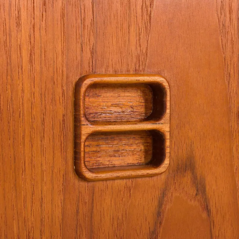New Pamono Vintage Scandinavian Teak Wall Unit, 1970s