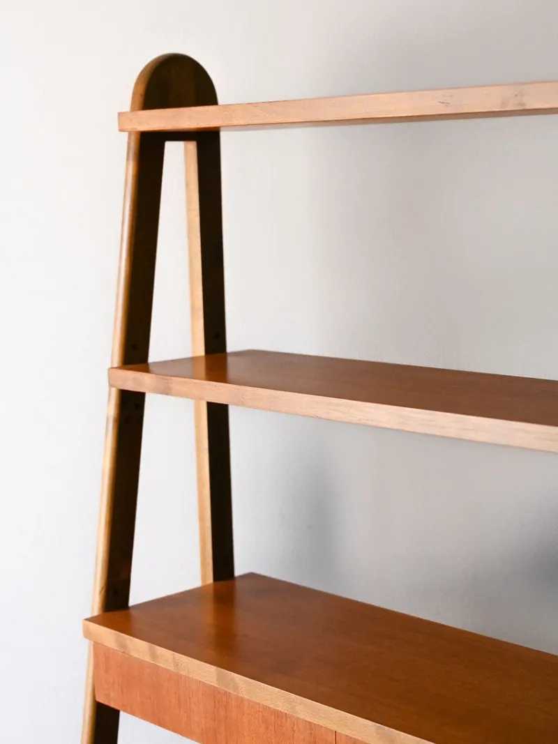 Pamono Vintage Scandinavian Teak Bookcase, 1950s> Shelves & Wall Units