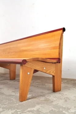 Pamono Vintage School Bench, 1950s><noscript><img width=