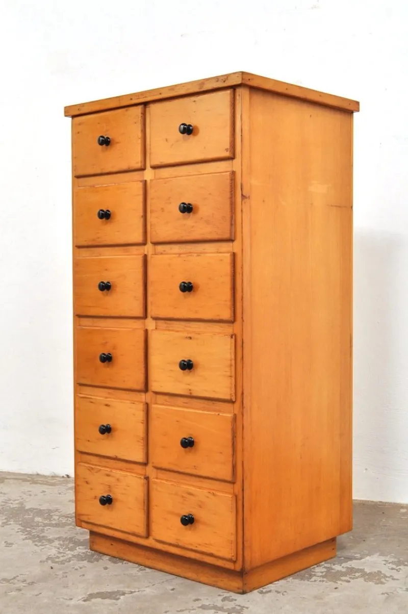 Discount Pamono Vintage School Chest of Drawers, 1950s