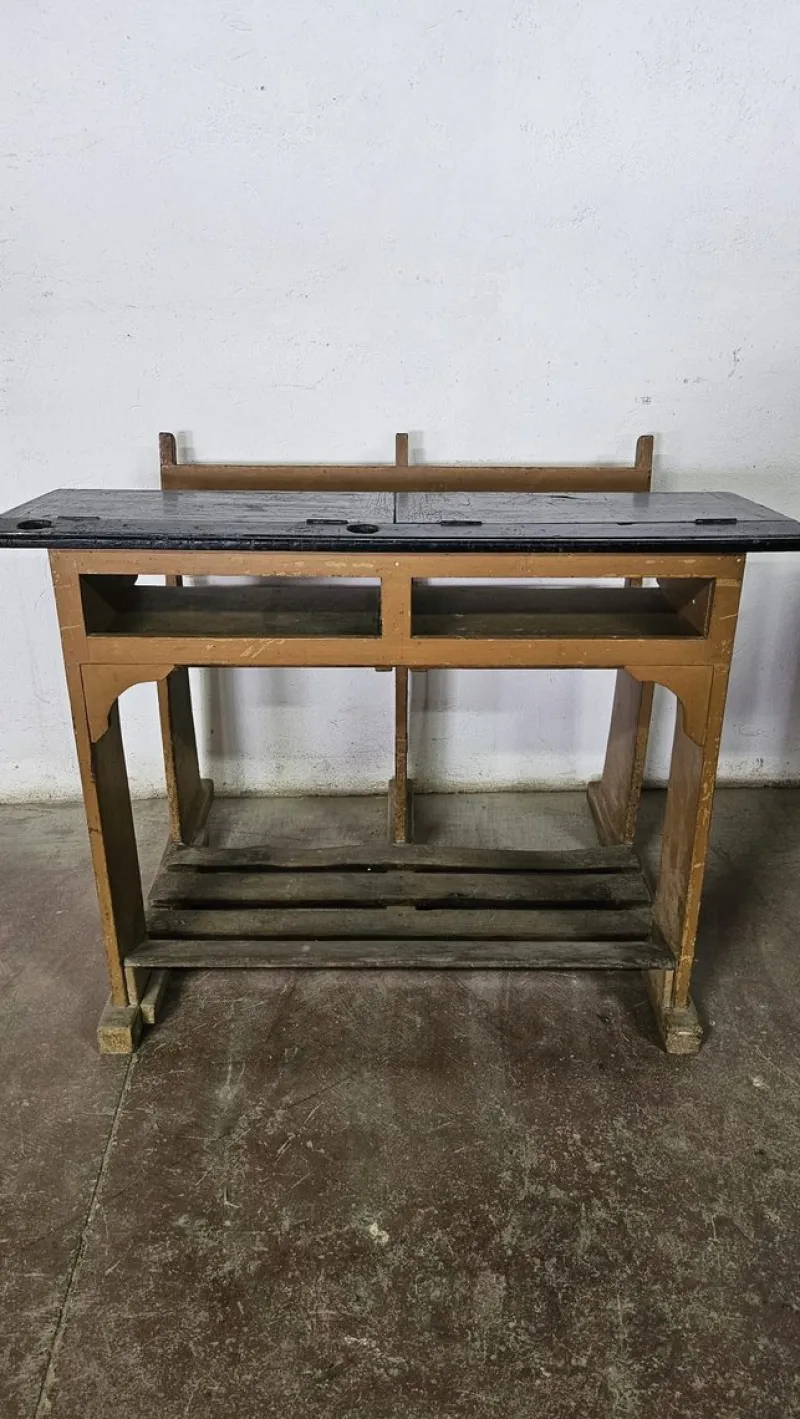 Pamono Vintage School Desk, 1890s> Desks
