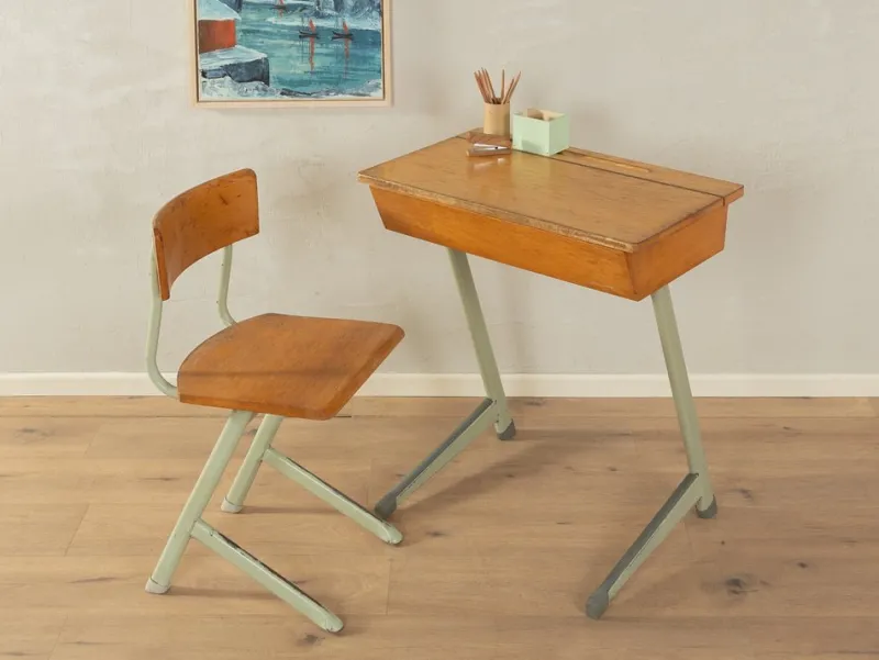 Hot Pamono Vintage School Set, 1950s, Set of 2