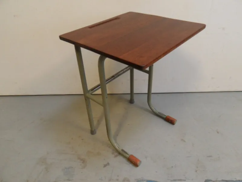 Best Pamono Vintage School Table, 1960s
