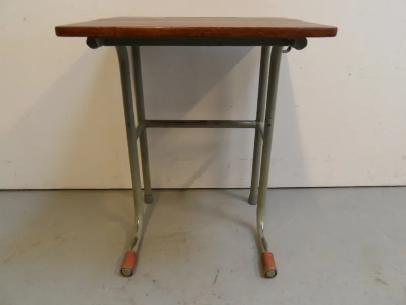 Best Pamono Vintage School Table, 1960s