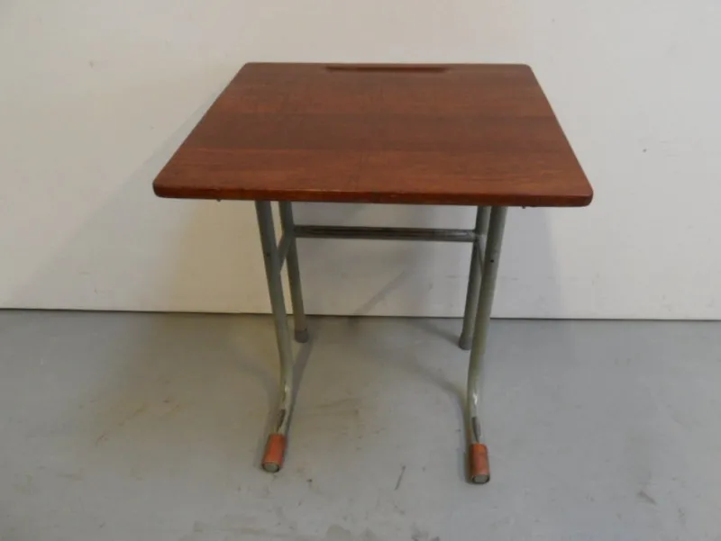 Best Pamono Vintage School Table, 1960s