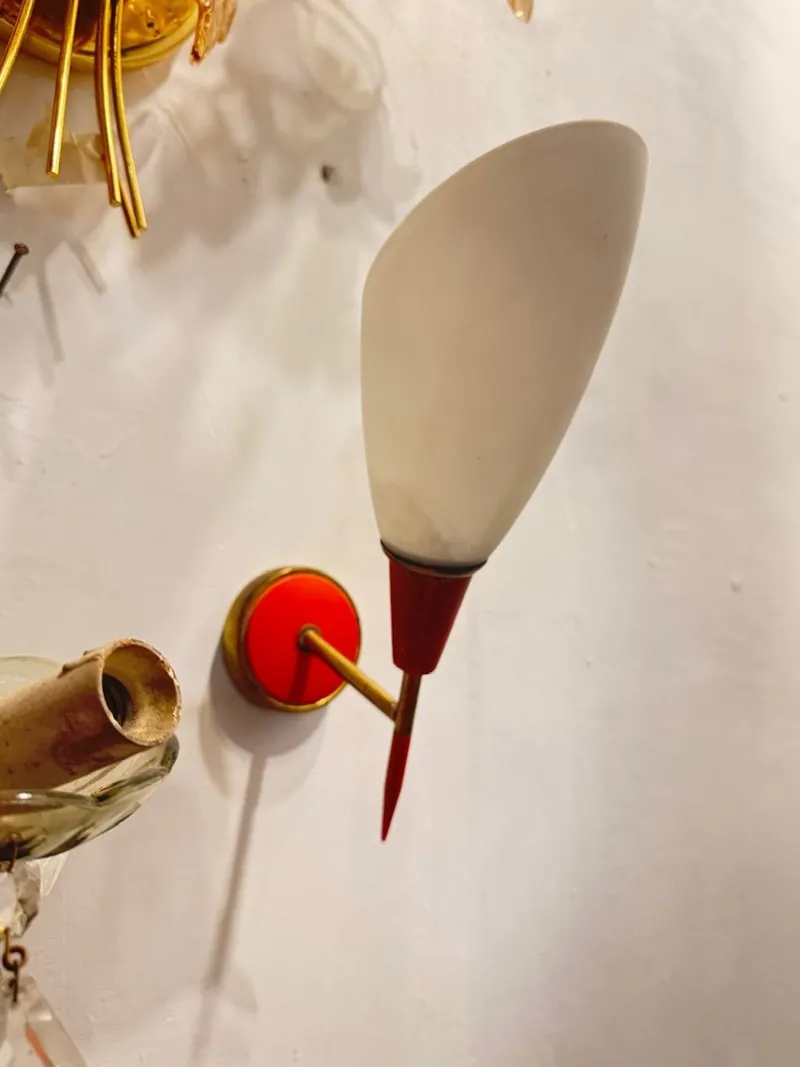New Pamono Vintage Sconces, 1950s, Set of 2