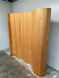New Pamono Vintage Screen 100 in Pinewood by Alvar Aalto, 1969
