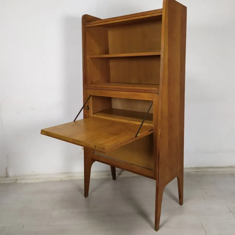 Pamono Vintage Secretaire in Oak, 1950> Secretaires