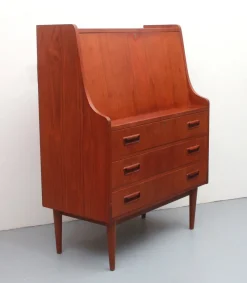 Sale Pamono Vintage Secretaire in Teak by Gunnar Nielsen Tibergaard, 1965