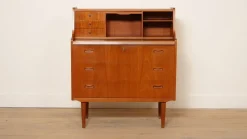 Pamono Vintage Secretaire in Teak> Secretaires