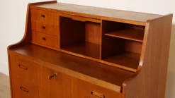 Pamono Vintage Secretaire in Teak><noscript><img width=