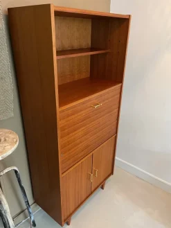 Pamono Vintage Secretary Cabinet in Wood> Secretaires