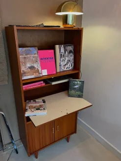 Pamono Vintage Secretary Cabinet in Wood><noscript><img width=