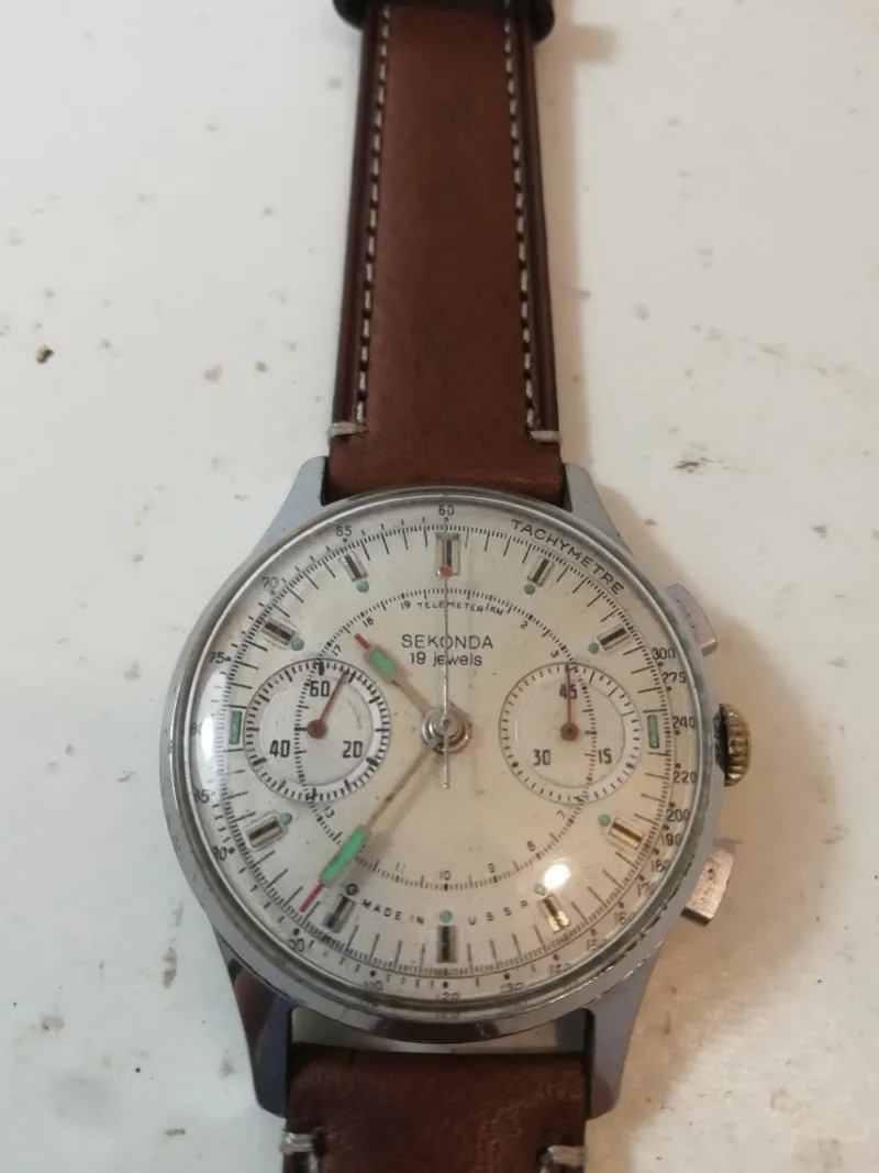 Pamono Vintage Sekonda Chronograph, Russia, 1970s> Watches