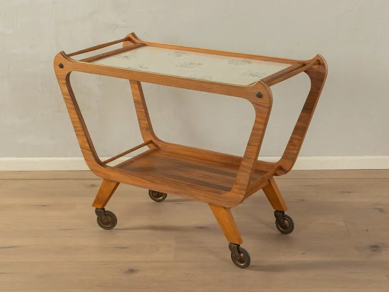 Pamono Vintage Serving Trolley, 1950s> Serving Bar Carts & Trolleys