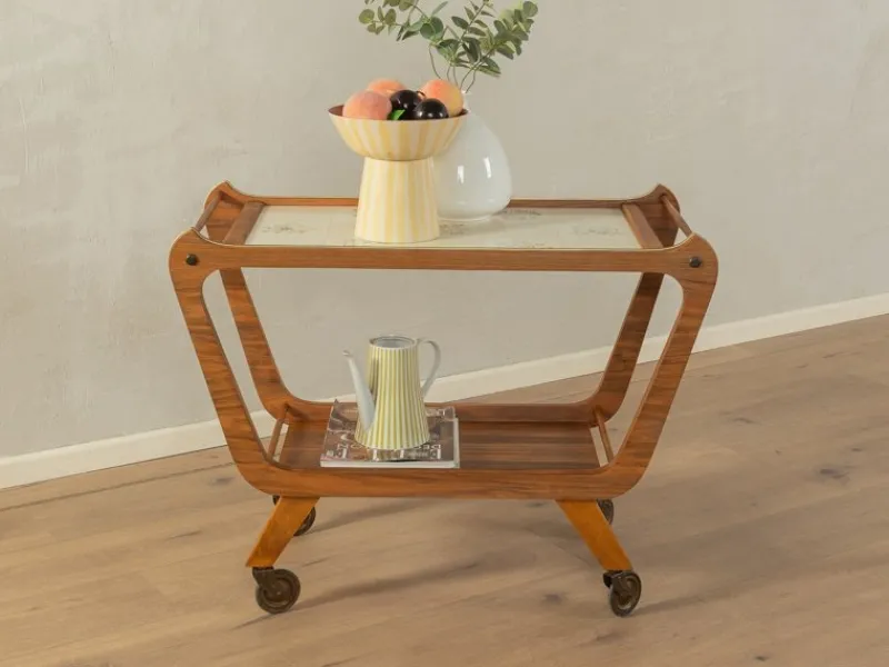 Pamono Vintage Serving Trolley, 1950s> Serving Bar Carts & Trolleys