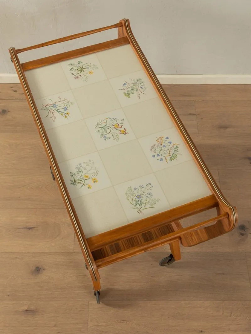 Pamono Vintage Serving Trolley, 1950s> Serving Bar Carts & Trolleys