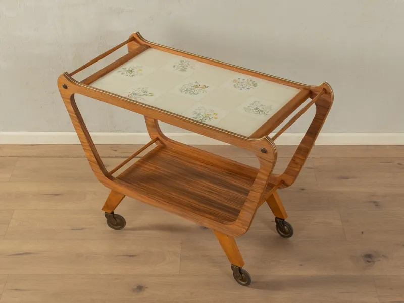Pamono Vintage Serving Trolley, 1950s> Serving Bar Carts & Trolleys