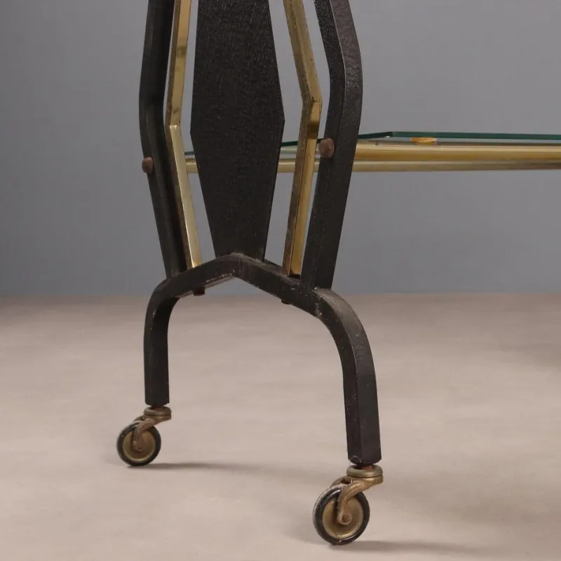 Pamono Vintage Serving Trolley, 1960s> Serving Bar Carts & Trolleys