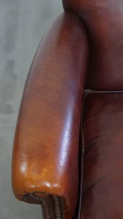 Pamono Vintage Sheepskin Armchairs, Set of 2><noscript><img width=