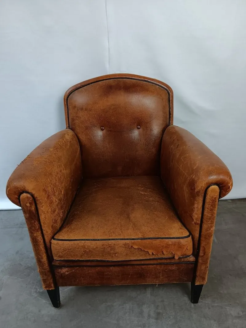 Pamono Vintage Sheepskin Club Chair, 1960s> Lounge Chairs & Armchairs