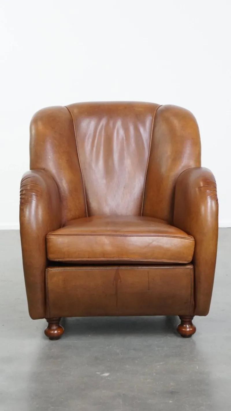 Hot Pamono Vintage Sheepskin Lounge Chair