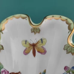 Pamono Vintage Shell Plate from Herend, 1970s><noscript><img width=