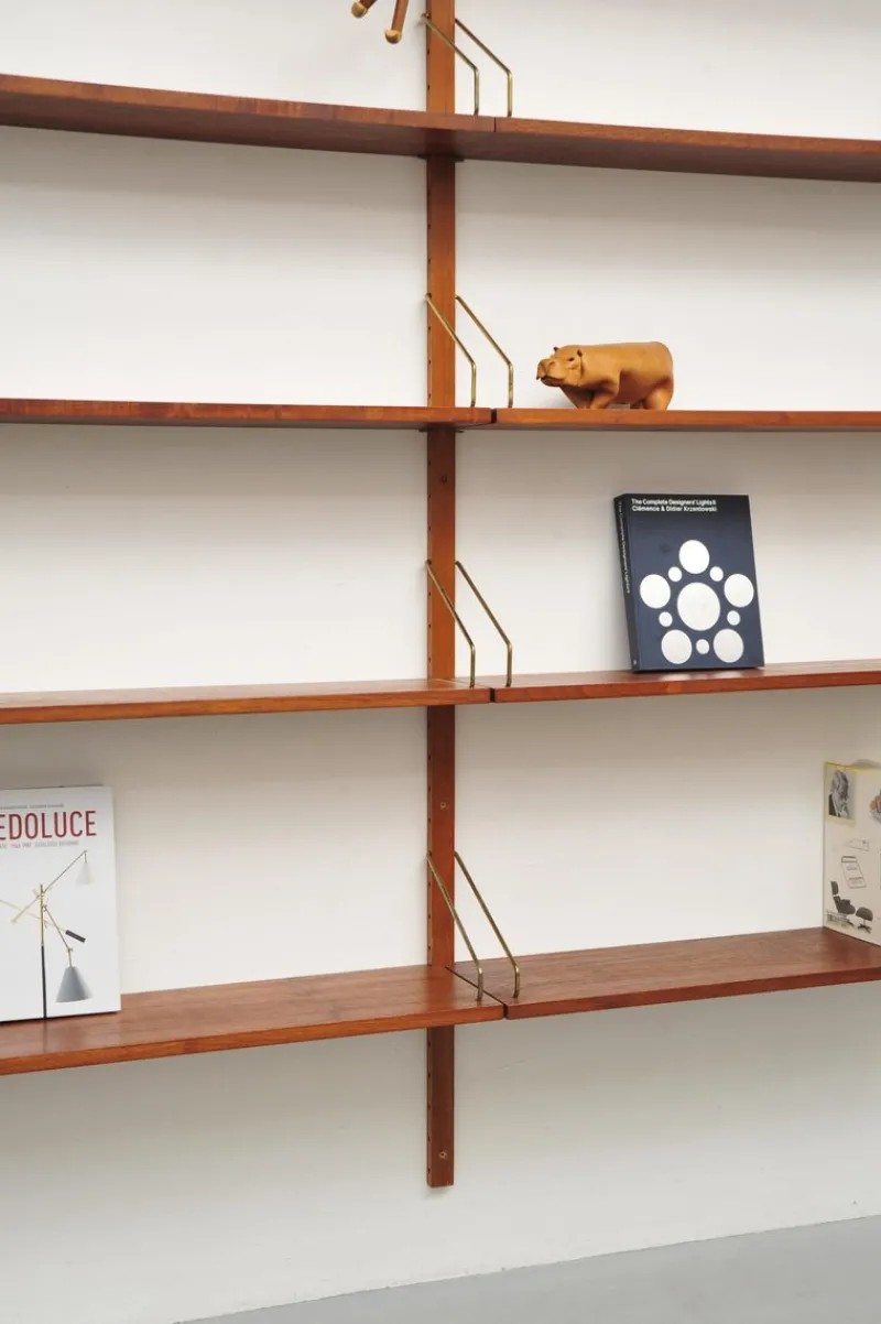 Pamono Vintage Shelving System in Teak by Poul Cadovius for Cado