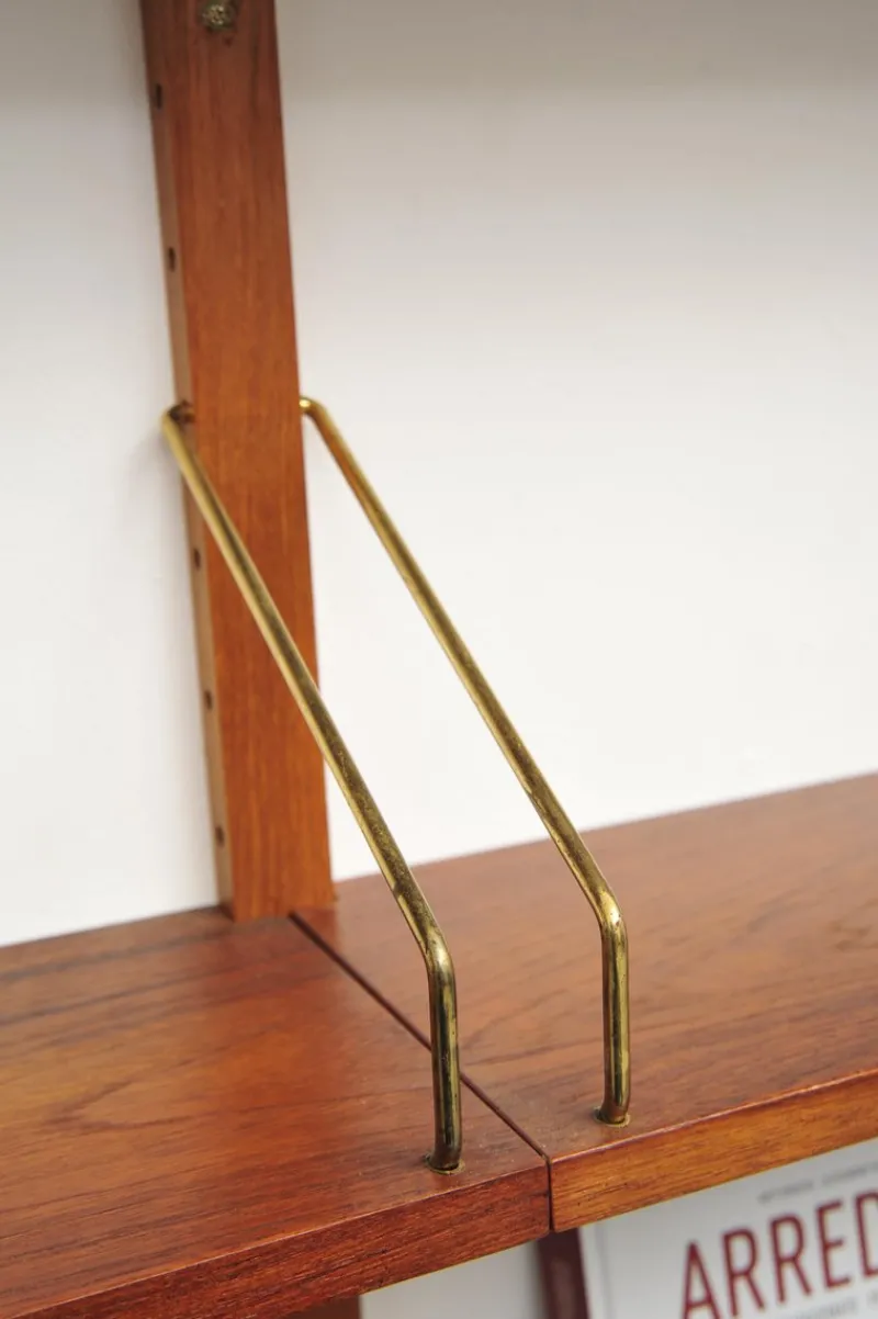 Pamono Vintage Shelving System in Teak by Poul Cadovius for Cado