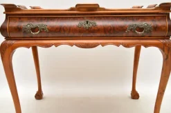 Pamono Vintage Side Table in Burr Walnut, 1920s><noscript><img width=
