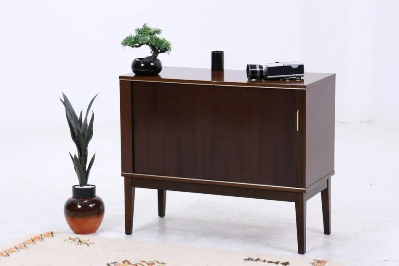 Clearance Pamono Vintage Sideboard with Louvre Door, 1960s