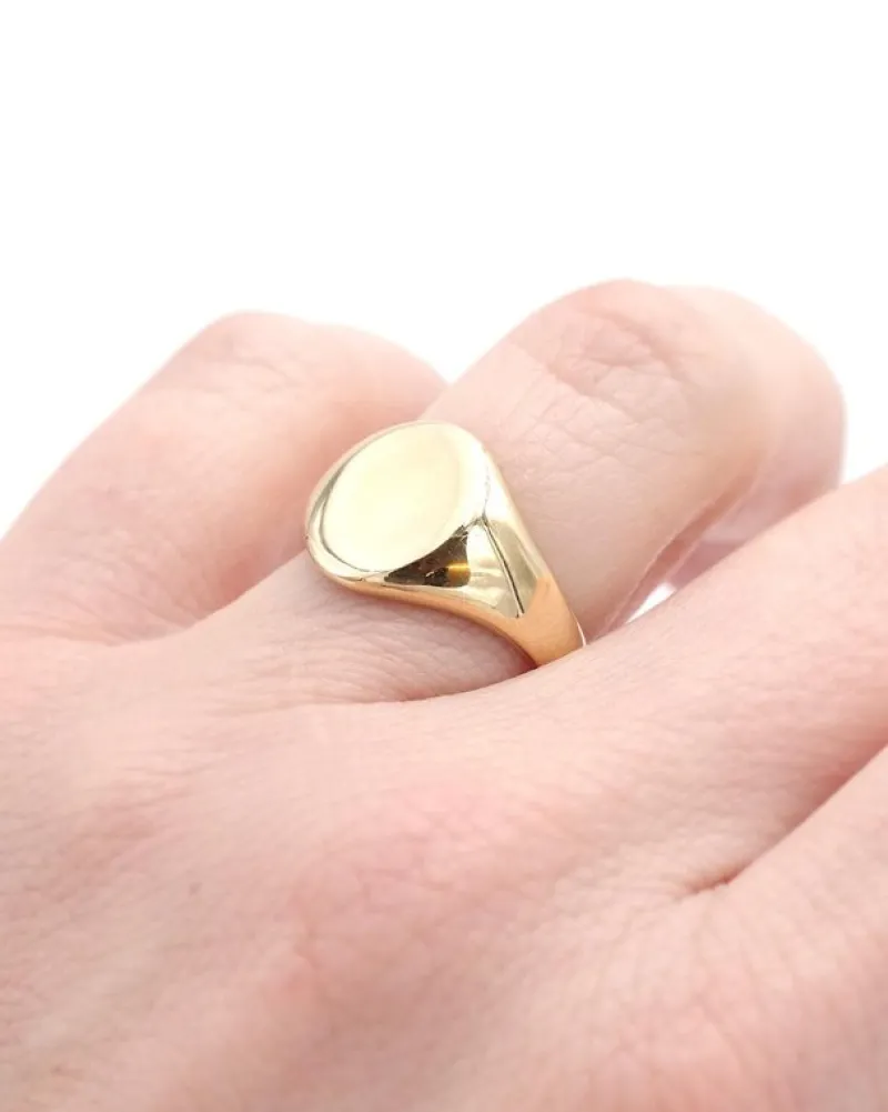 Pamono Vintage Signet Ring Blank> Rings