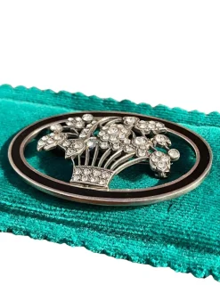Sale Pamono Vintage Silver Brooch, 1960s