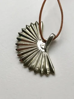 Discount Pamono Vintage Silver Earrings & Pendant Set from Loewe, Set of 3