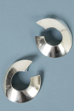 Pamono Vintage Silver Earrings by Regitze Overgaard, 1980s, Set of 2> Earrings
