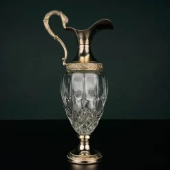 Pamono Vintage Silver Plated Decanter, 1950s