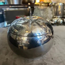 Pamono Vintage Silver Plated Ice Bucket by Teghini Firenze, 1980s> Ice Buckets & Wine Coolers