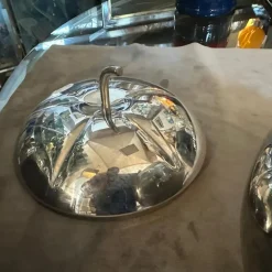 Pamono Vintage Silver Plated Ice Bucket by Teghini Firenze, 1980s><noscript><img width=