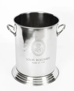 Pamono Vintage Silver-Plated Champagne Coolers by Louis Roederer, 1980s, Set of 2><noscript><img width=