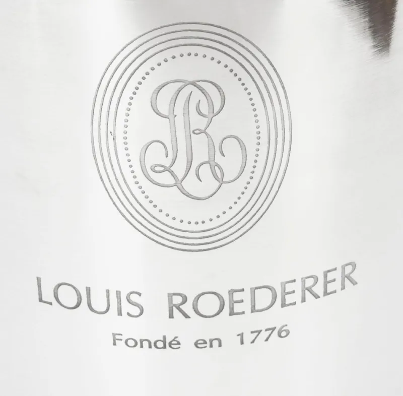 Pamono Vintage Silver-Plated Champagne Coolers by Louis Roederer, 1980s, Set of 2> Ice Buckets & Wine Coolers