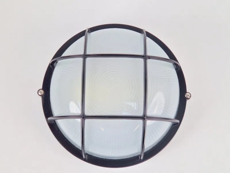 Pamono Vintage Simes Outdoor Wall Lamp in Metal & Glass, Italy, 1980s> Garden Lighting