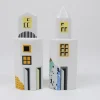 Hot Pamono Vintage Skyscraper Salt and Pepper Shakers by Heide Warlamis, 1990, Set of 2