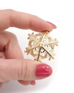 Pamono Vintage Snowflake Diamond Brooch><noscript><img width=