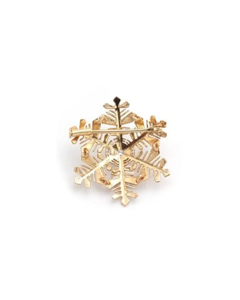Pamono Vintage Snowflake Diamond Brooch> Brooches