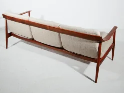 Pamono Vintage Sofa in Walnut from Walter Knoll, 1960><noscript><img width=