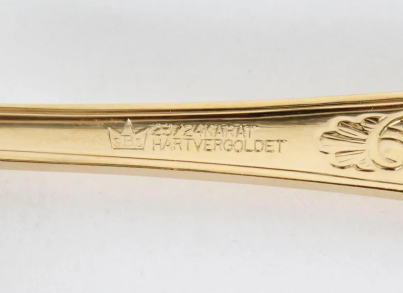 Pamono Vintage Solingen Gold Plated Canteen Cutlery, Set of 69> Cutlery & Serving Utensils